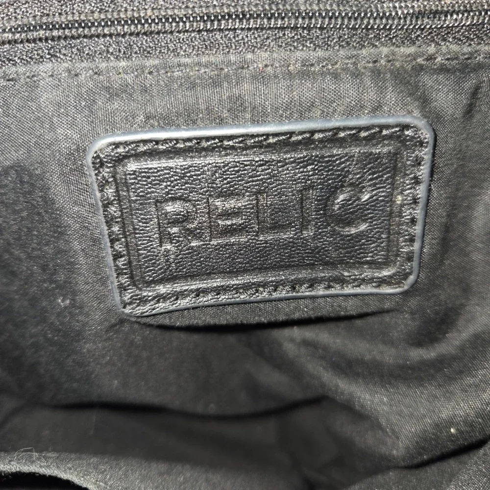 Relic‎ Handbag Geometric Print Black Leather Accents